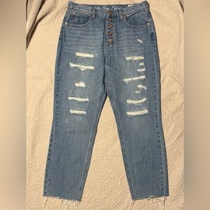 Free People Distressed Jeans